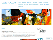 Tablet Screenshot of geezergallery.com